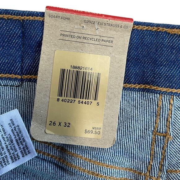 Levi's 721 Skinny Jeans | Blue | 26x32 | NWT - Picture 8 of 12